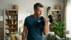 Vježba za ruke s jednom bučicom: 15-minutni superset za bicepse i tricepse za ozbiljan 'pump'